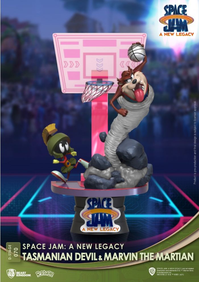 Figure (DS-070) Tasmanian Devil & Marvin The Martian - Space Jam: A New Legacy Figure
