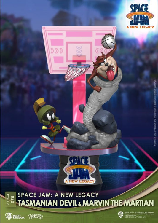 Figure (DS-070) Tasmanian Devil & Marvin The Martian - Space Jam: A New Legacy Figure