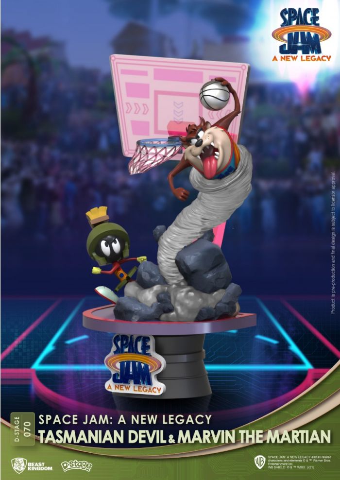 Figure (DS-070) Tasmanian Devil & Marvin The Martian - Space Jam: A New Legacy Figure