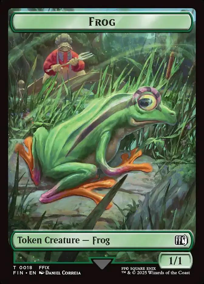 18 - Frog - Final Fantasy Tokens - Normal - Magic: The Gathering Card