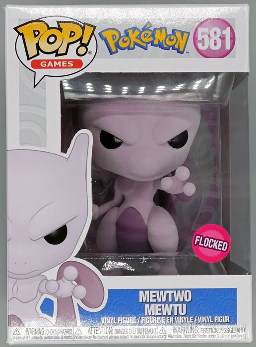 581 Mewtwo Flocked - Pokemon Funko POP