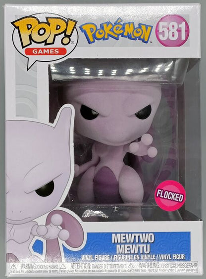 581 Mewtwo Flocked - Pokemon Funko POP Funko