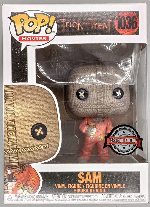 1036 Sam (w/ Razor Candy) - Trick or Treat - Box Damaged Funko POP