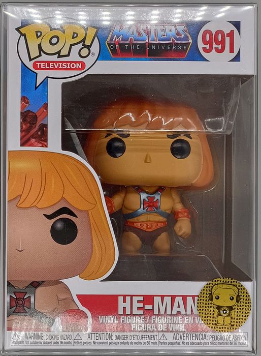 991 He-Man (Raising Sword) Flocked Masters of the Universe Funko POP Funko