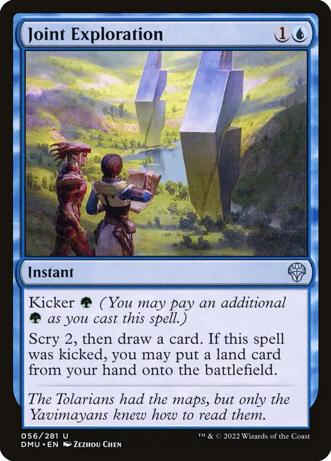 56 - Joint Exploration - Dominaria United - Normal - Magic: The Gathering Card