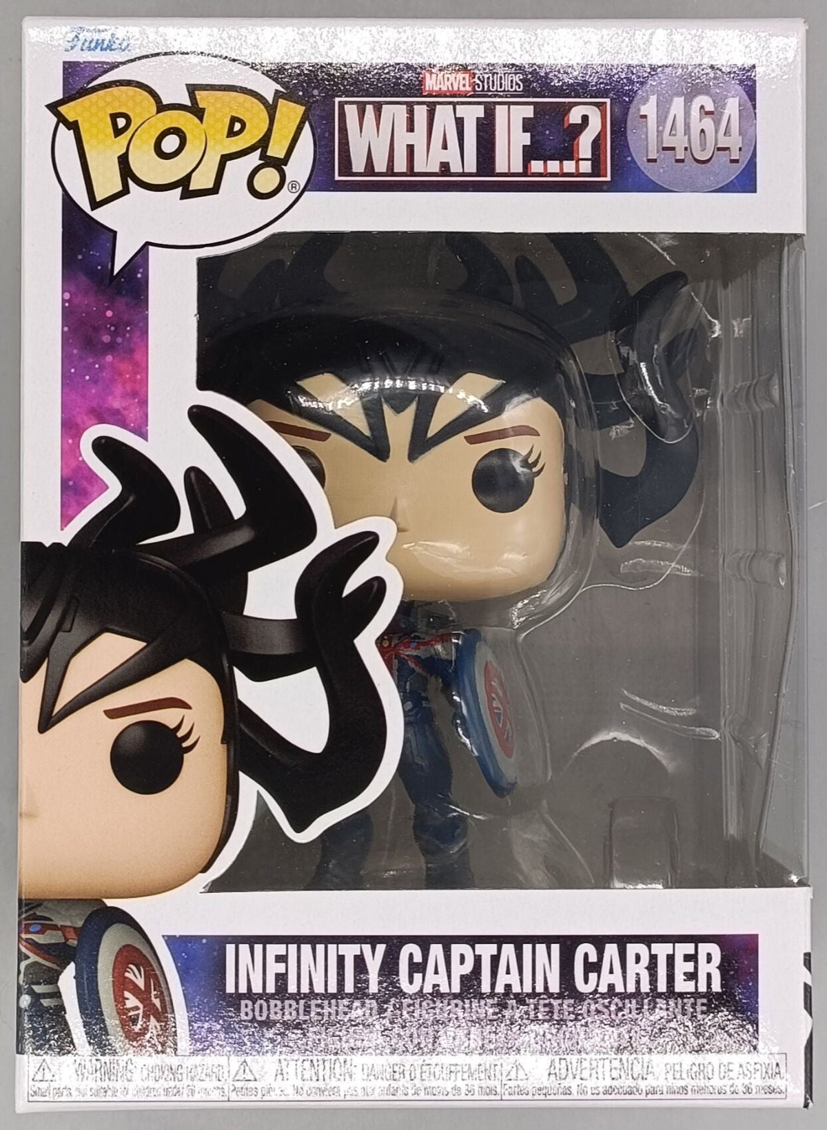 1464 Infinity Captain Carter - Marvel What If...? Funko POP - Brand New Funko