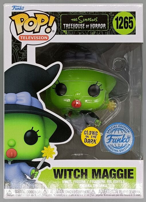 1265 Witch Maggie - Glow - The Simpsons Funko POP