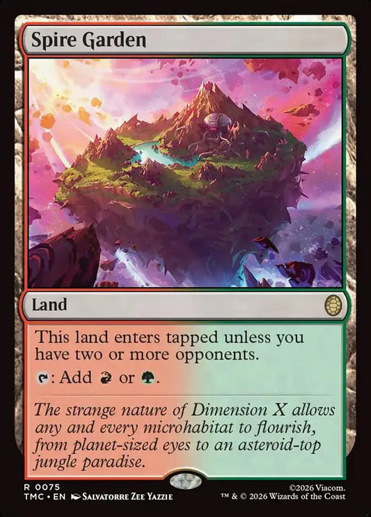 75 - Spire Garden - Teenage Mutant Ninja Turtles Eternal - Normal - Magic: The Gathering Card