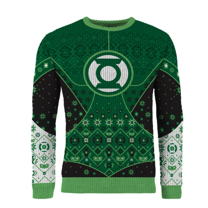 Green Lantern Christmas Jumper (Size S)