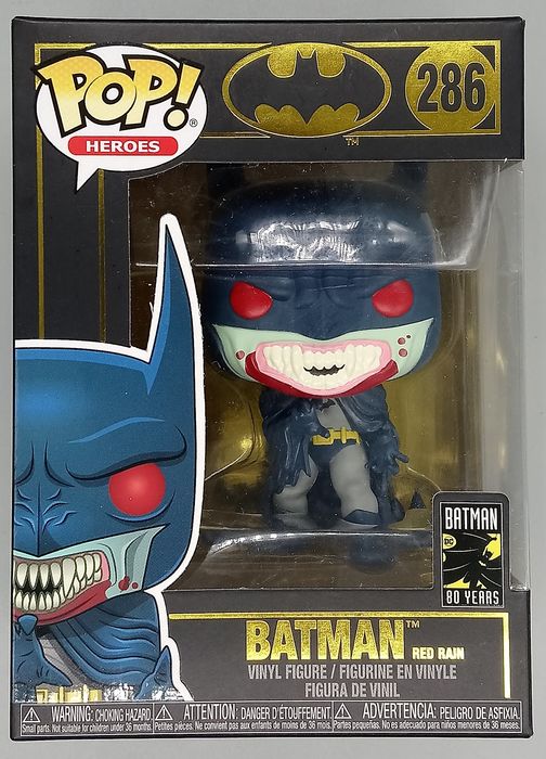 286 Batman (Red Rain) - DC - Batman 80 Years Funko POP