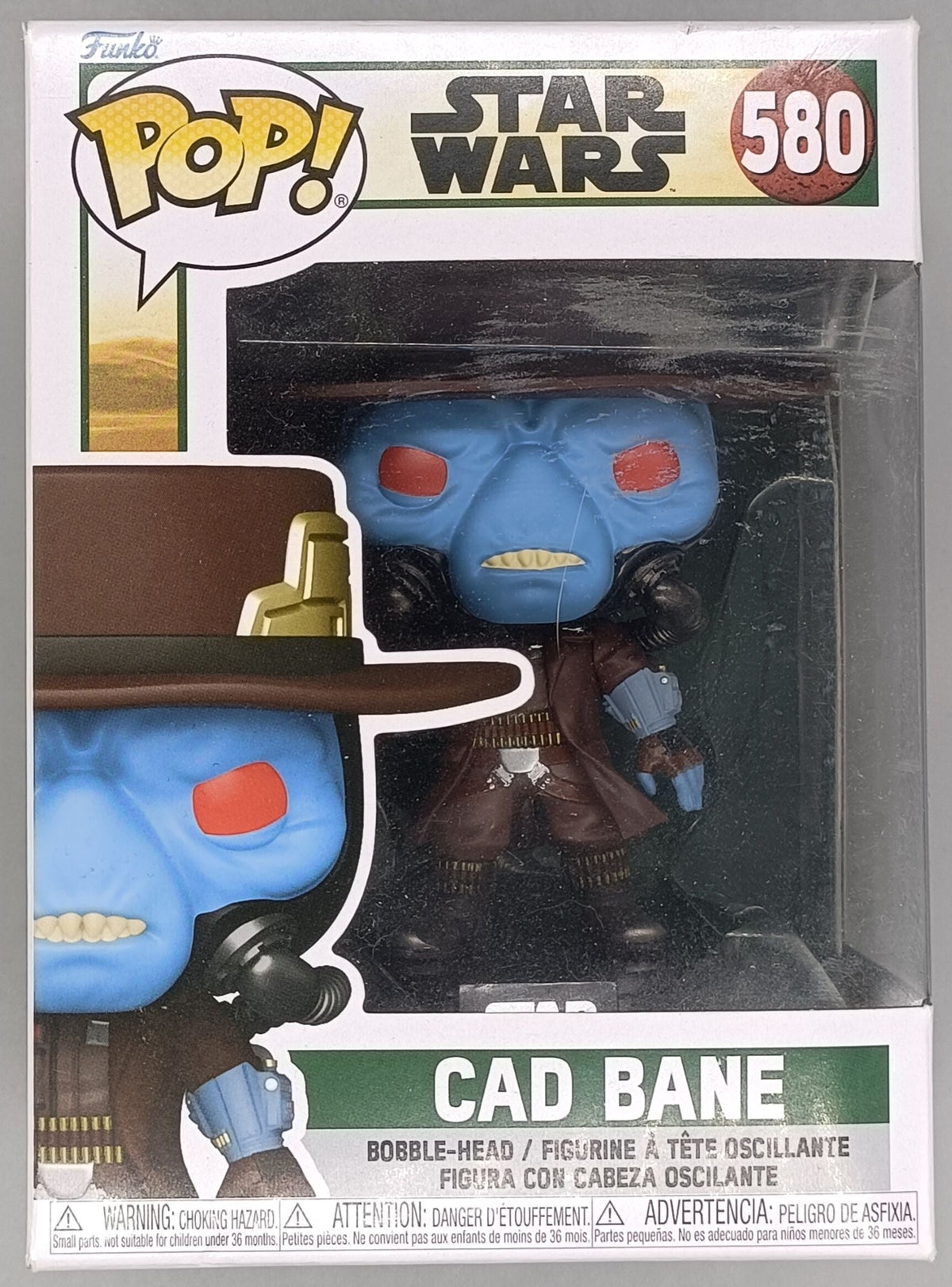 580 Cad Bane - Star Wars - Book of Boba Fett Funko POP - Box Damaged
