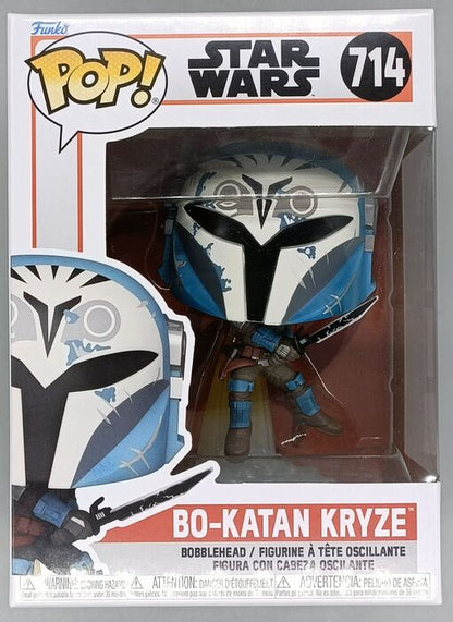 714 Bo-Katan Kryze w/Darksaber and Jet Pack - Star Wars: Mandalorian Funko POP - Brand New