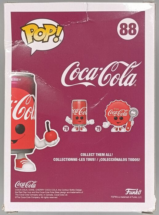 88 Cherry Coca-Cola Can - Foodies - Box Damaged Funko POP