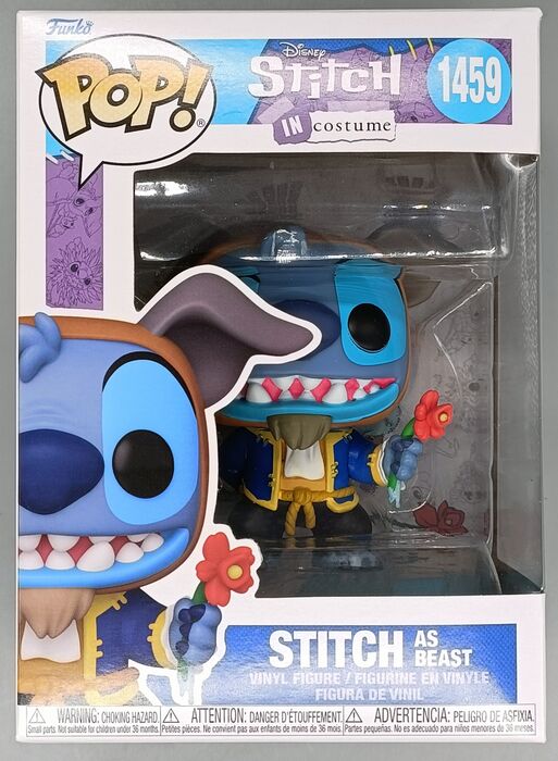 1459 Stitch (as The Beast) Disney Lilo & Stitch Box Damaged Funko POP Funko