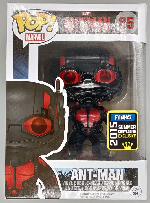 85 AntMan (Black Out) Marvel Antman - 2015 Con - Box Damaged Funko POP