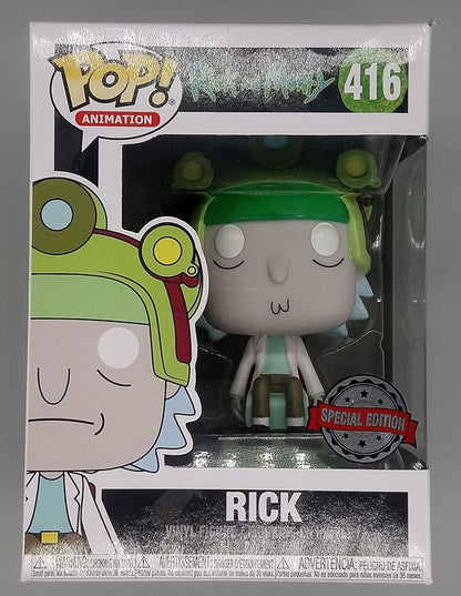 416 Rick (Blips and Chitz) - Rick and Morty - Box Damaged Funko POP Funko