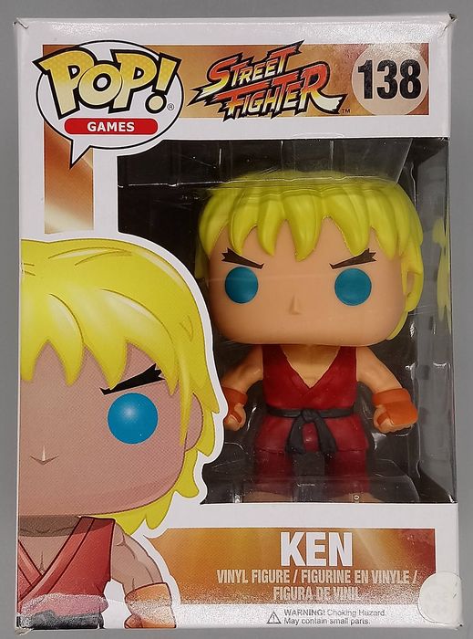 138 Ken - Street Fighter - Funko POP - Box Damaged - FanofThings.co.uk
