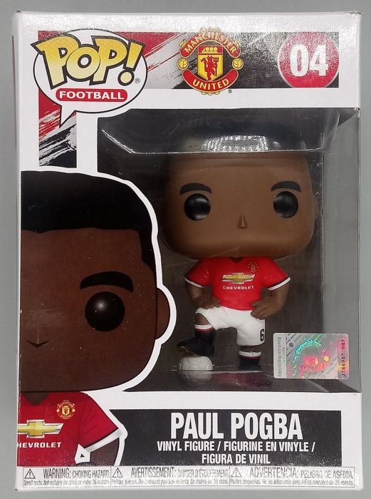 04 Paul Pogba - Football - Manchester United - Box Damaged Funko POP Funko