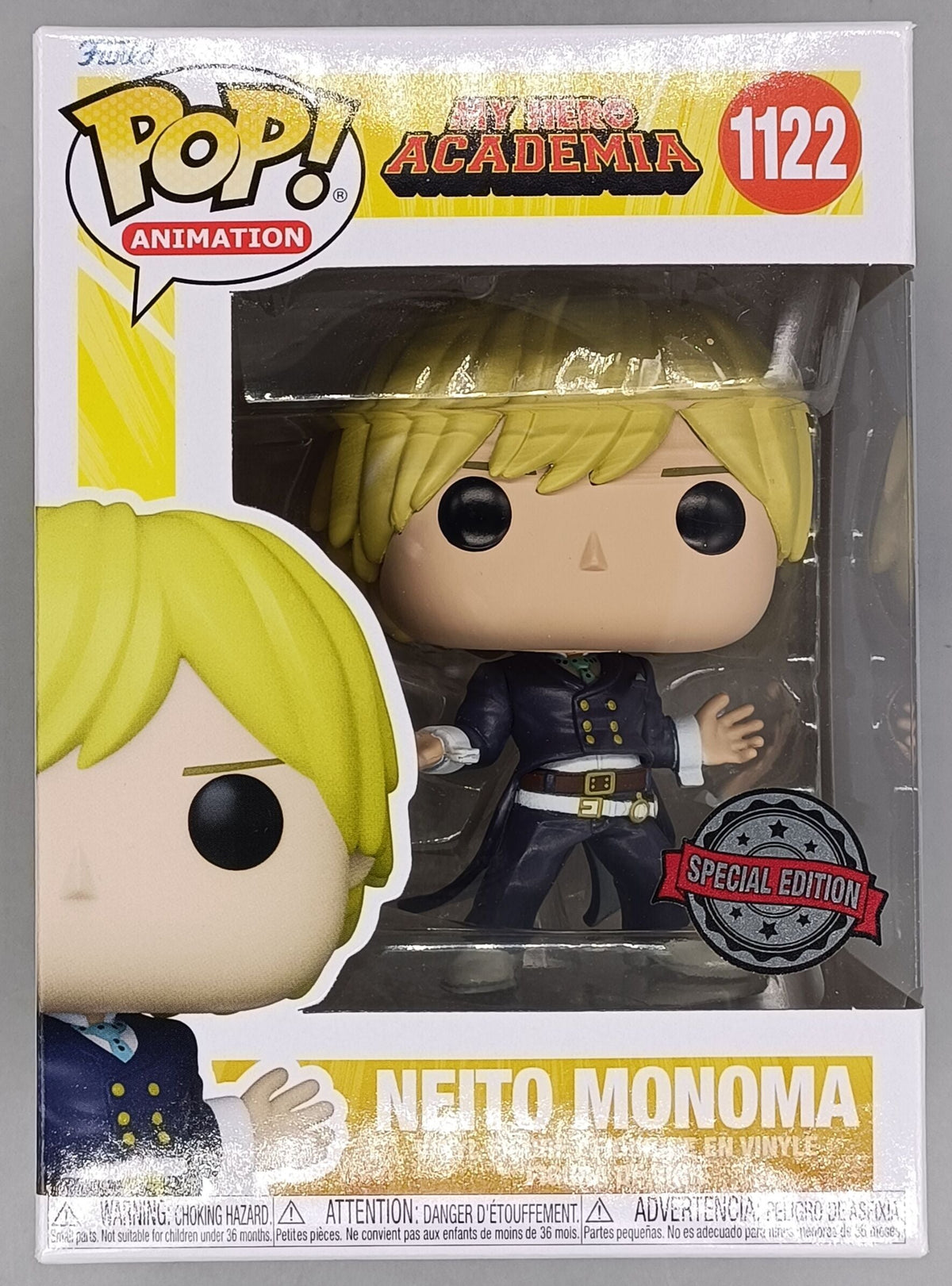 1122 Neito Monoma - My Hero Academia Funko POP - Brand New Funko