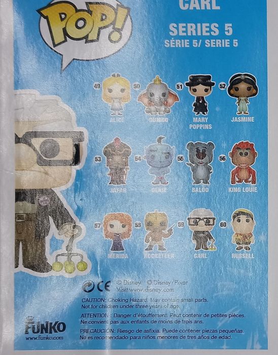 59 Carl - Disney Up - Box Damaged Funko POP