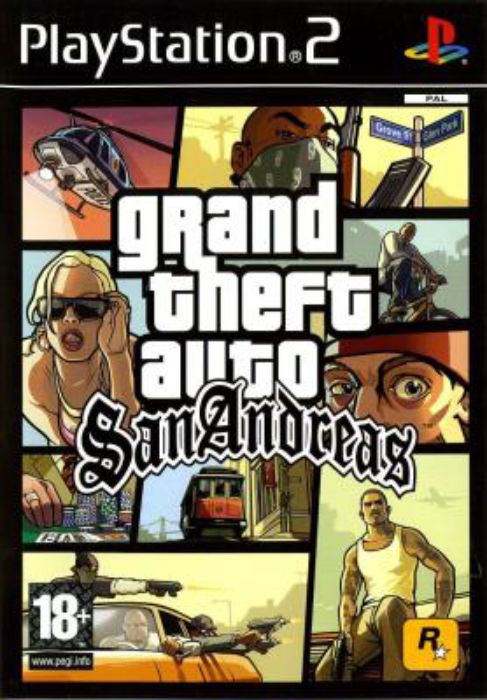 Grand Theft Auto: San Andreas for Sony PlayStation 2 (PS2) Sony