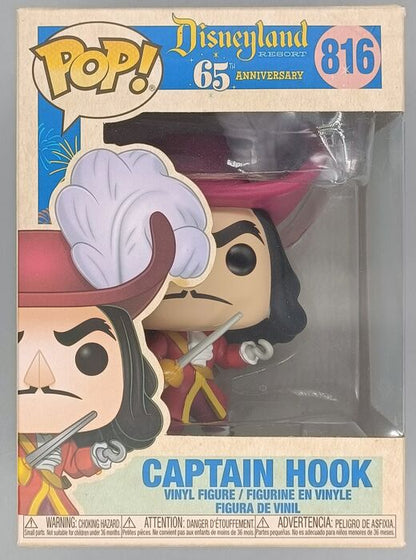 816 Captain Hook (Anniversary) - Disney Peter Pan Box Damaged Funko POP Funko