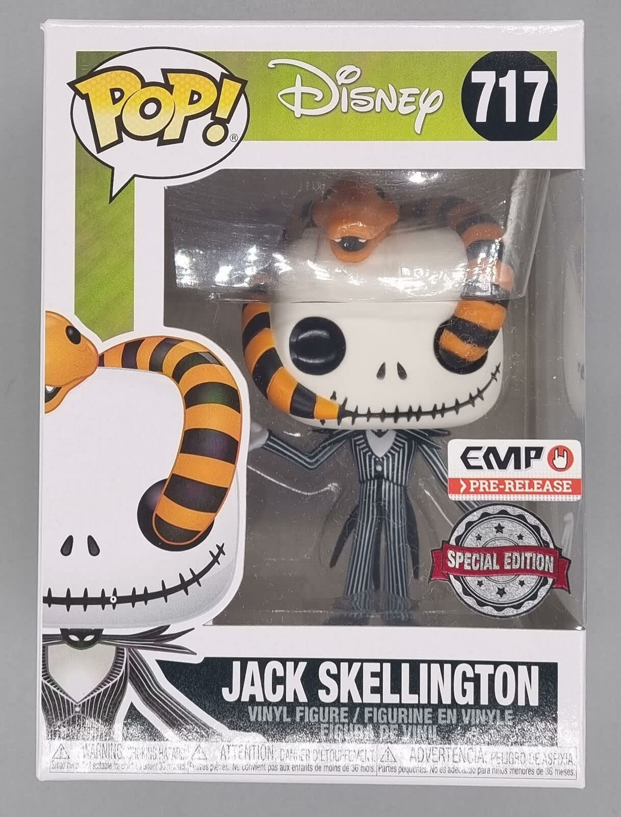 717 Jack Skellington (w/ Snake) Disney The Nightmare Before Christmas Funko POP