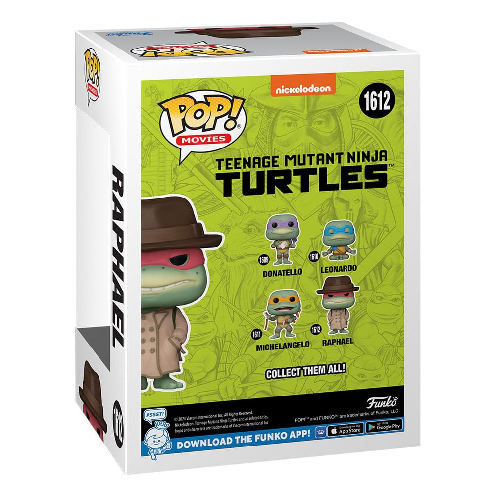 1612 Raphael w/Coat & Hat - TMNT Teenage Mutant Ninja Turtles Funko POP - Brand New