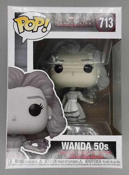 713 50s Wanda - B&W - Marvel Wandavision Funko POP- Box Damaged