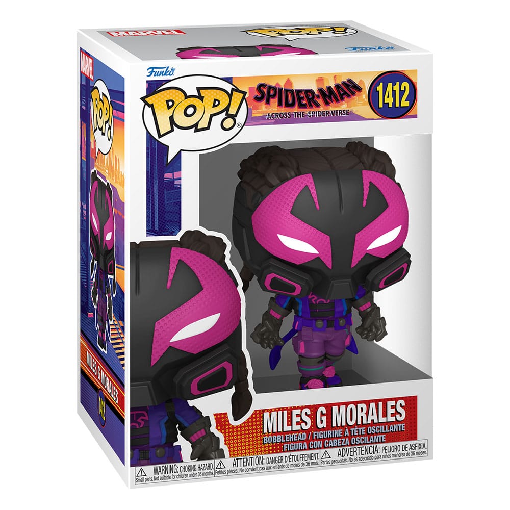 1412 Miles G Morales - Marvel Spiderman Across the Spider-Verse Funko POP - Brand New