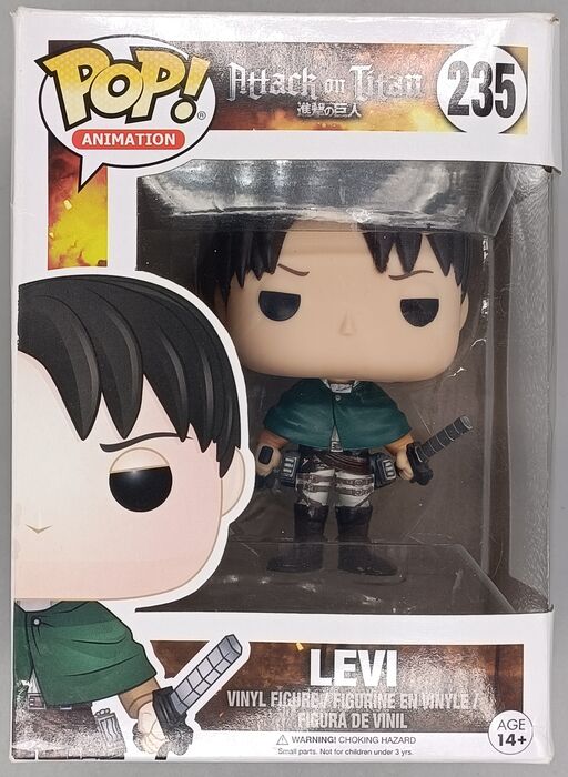 235 Levi - Attack On Titan - Box Damaged Funko POP