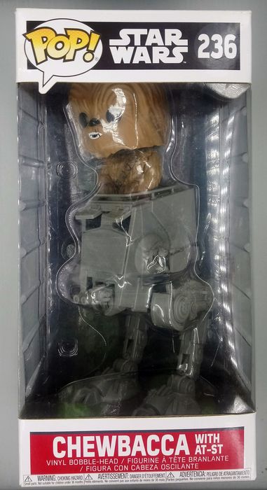 236 Chewbacca (with AT-ST) - Deluxe - Star Wars - Box Damaged Funko POP