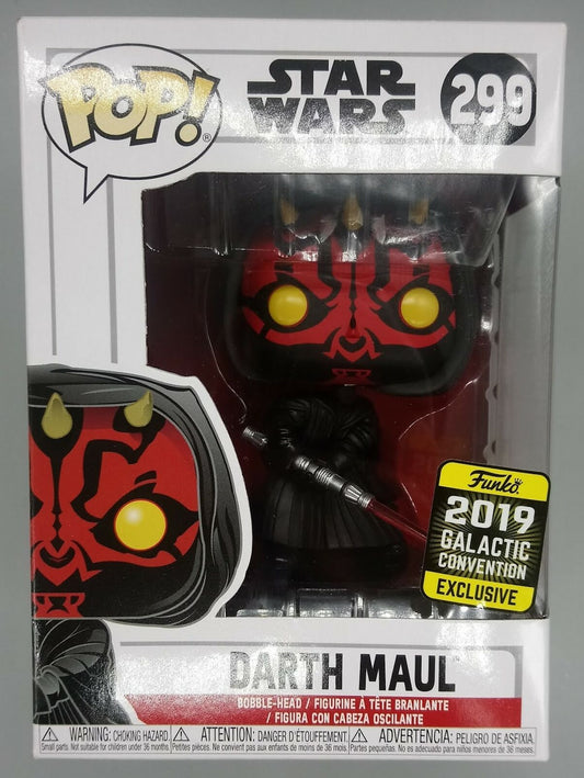 299 Darth Maul (Hooded) - Star Wars - 2019 Con Funko POP
