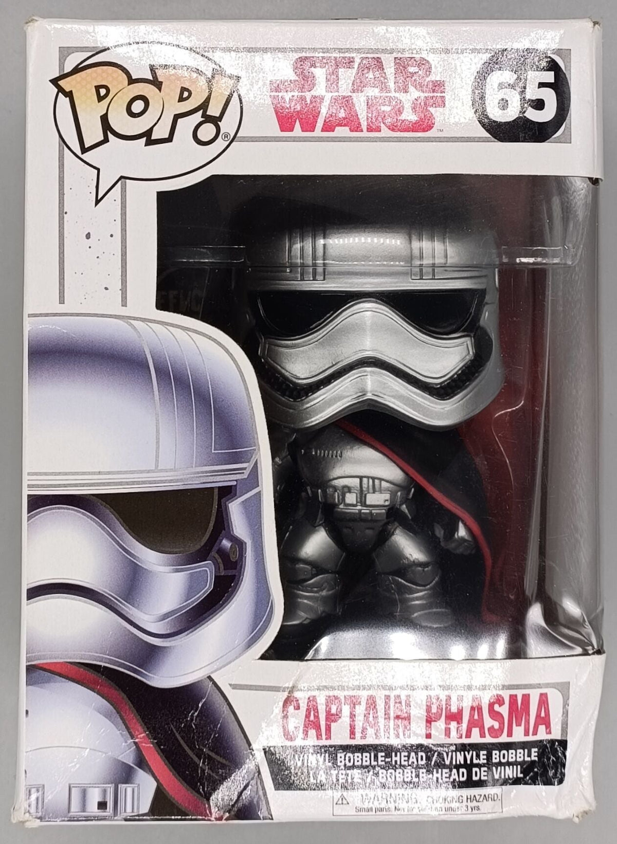65 Captain Phasma (Last Jedi) - Star Wars - Funko POP - Box Damaged