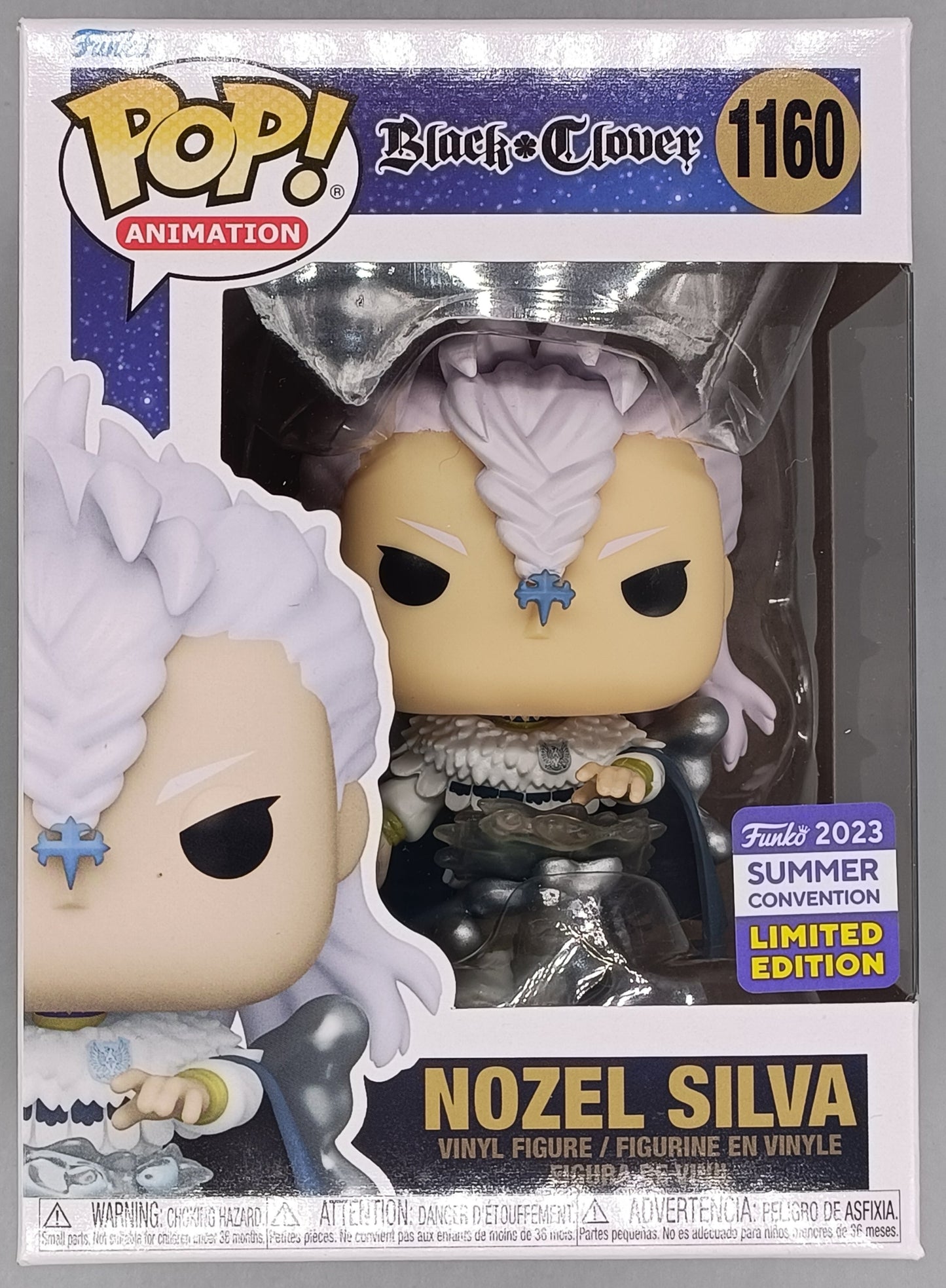 1160 Nozel Silva - Black Clover - 2023 Con Funko POP