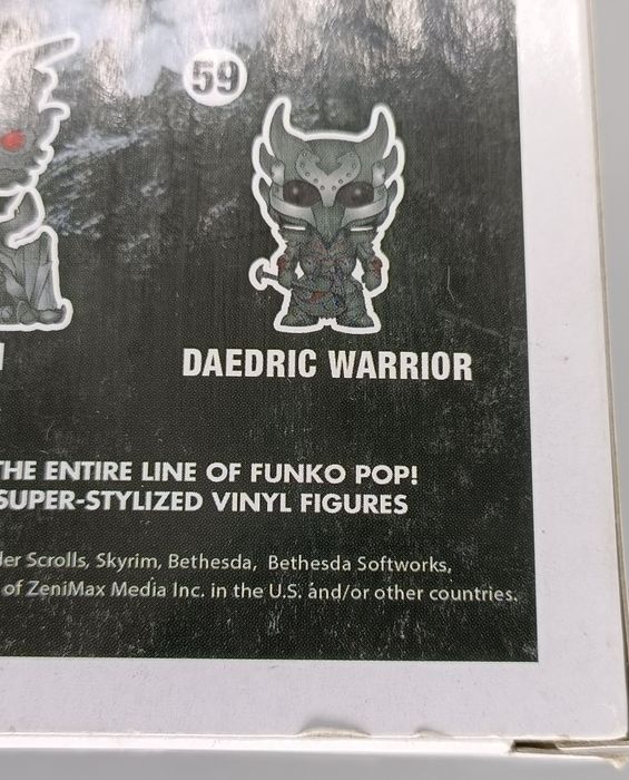 59 Daedric Warrior - Elder Scrolls Skyrim - Funko POP - Box Damaged