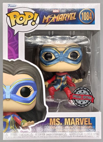 1084 Ms. Marvel (w/ Platforms) - Marvel Ms. Marvel Funko POP