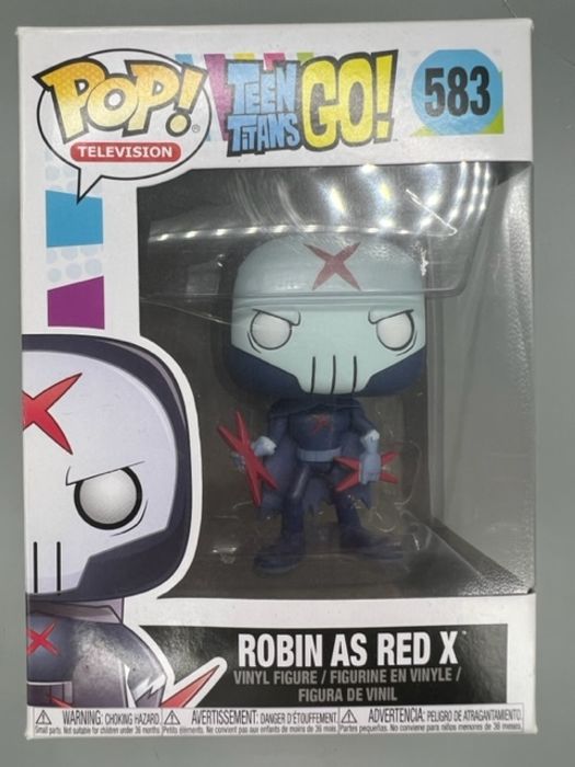 583 Robin as Red X - Teen Titans Go - Damaged Box Funko POP Funko