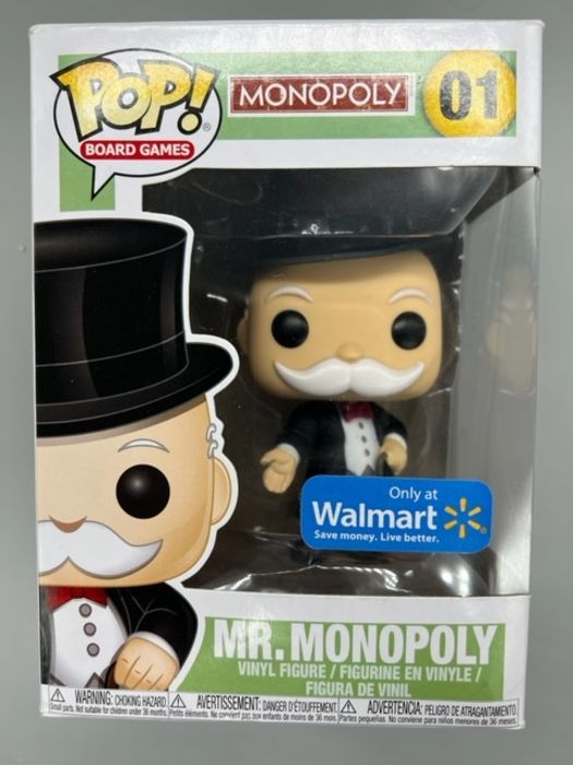 01 Mr. Monopoly - Board Games - Box Damaged Funko POP Funko