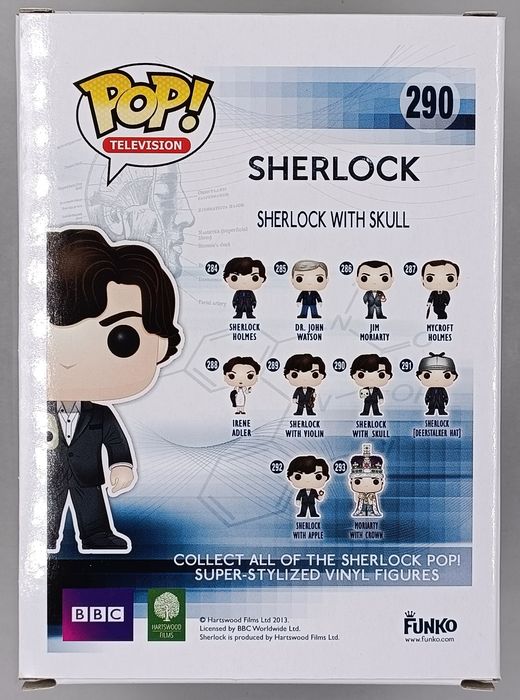 290 Sherlock with Skull - Sherlock Funko POP