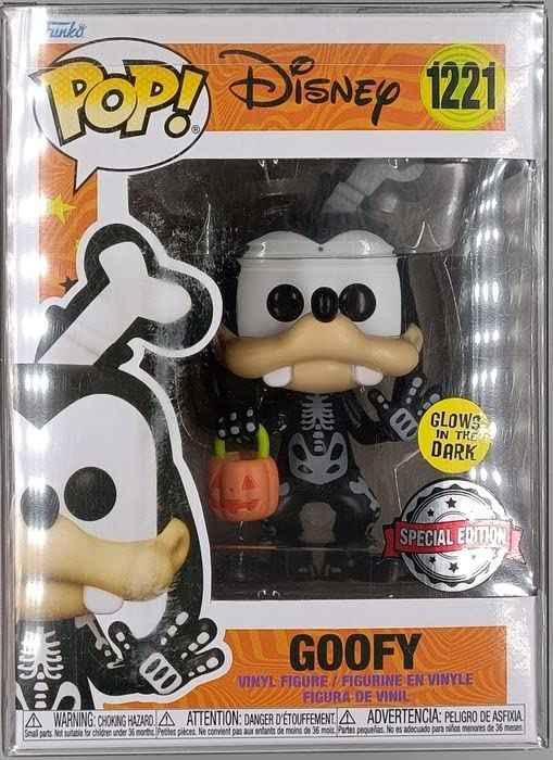1221 Goofy (Trick or Treat) - Glow - Disney Halloween Funko POP - Box Damaged