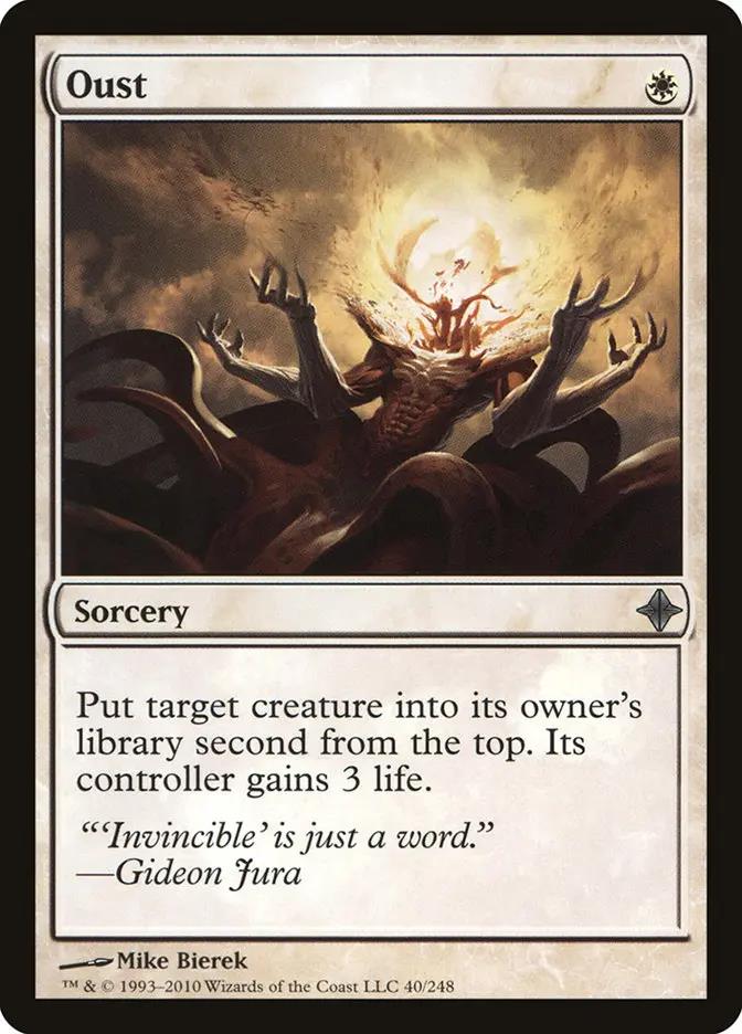 40 - Oust - Rise of the Eldrazi - Normal - Magic: The Gathering Card