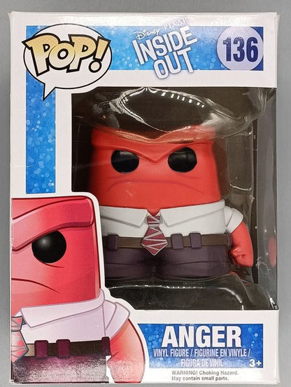 136 Anger - Disney Inside Out - Box Damaged Funko POP