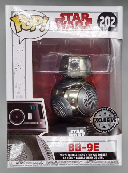 202 BB-9E - Chrome - Star Wars The Last Jedi Funko POP