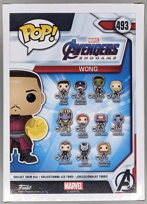 493 Wong - Marvel Avengers Endgame - 2019 Con Funko POP