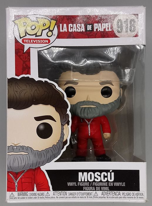 918 Moscu - La Casa de Papel Money Heist - Box Damaged Funko POP