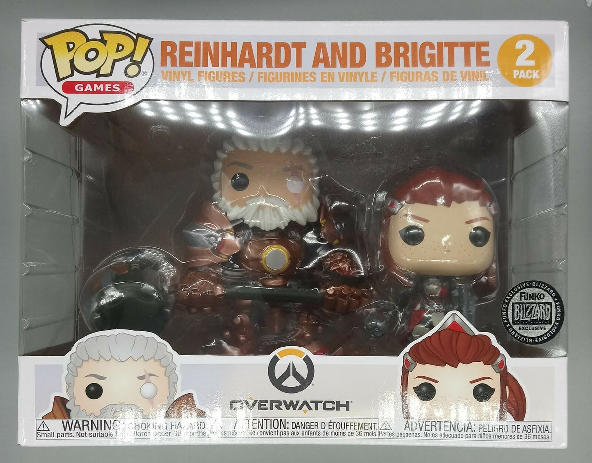 Reinhardt and Brigitte - Overwatch Funko POP Funko