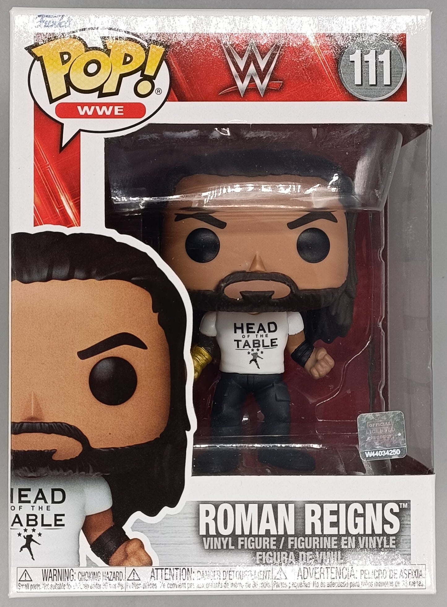 111 Roman Reigns (Head of the Table) - WWE - Funko POP - Box Damaged