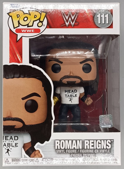 111 Roman Reigns (Head of the Table) - WWE - Funko POP - Box Damaged