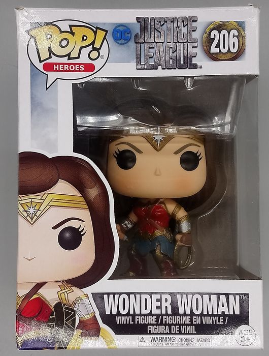 206 Wonder Woman - DC Justice League - Box Damaged Funko POP